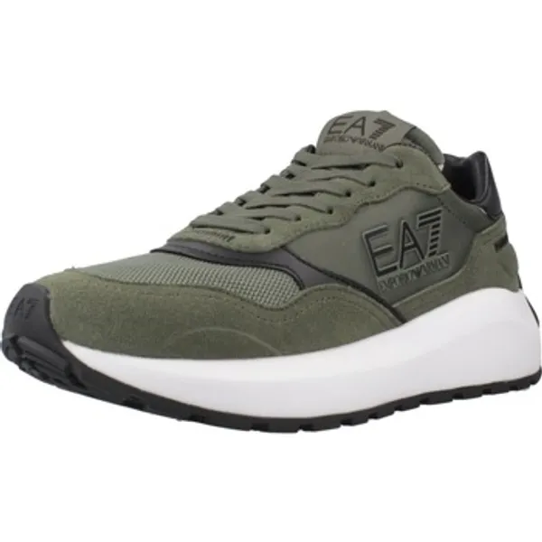 Emporio Armani EA7 Lage Sneakers Groen, foto 2 van 2
