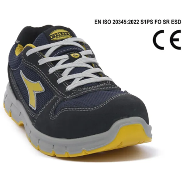 Diadora C1246 Run Text Low S1PS FO SR Esd Blauw, vergelijk prijzen bij 1 winkel