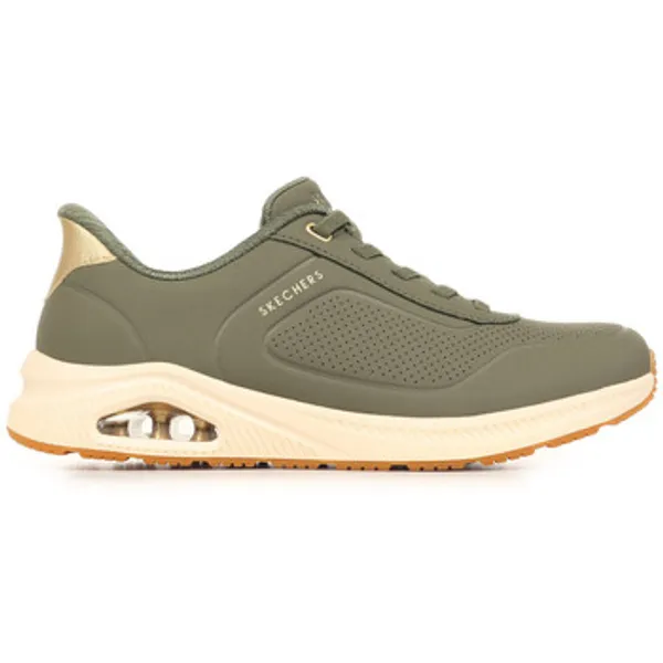 Skechers Arch Fit Uno Relaxing On Air Slip Ins Groen, vergelijk prijzen bij 1 winkel