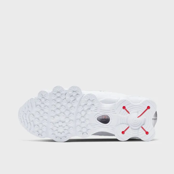 Nike Shox TL White Metallic Silver Max Orange, foto 3 van 3