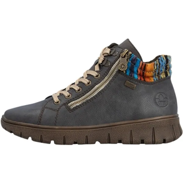 Rieker Hoge Sneakers Grijs, vergelijk prijzen bij 1 winkel