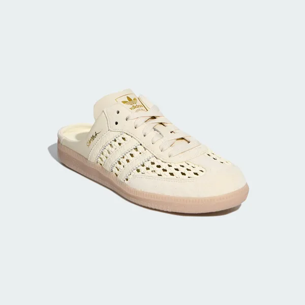 adidas Samba Mule Woven Basketweave Cream White, foto 4 van 4