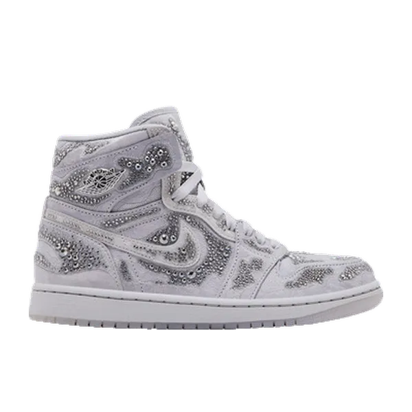 Nike 1 Retro High OG Swarovski Vast Grey, vergelijk prijzen bij 1 winkel