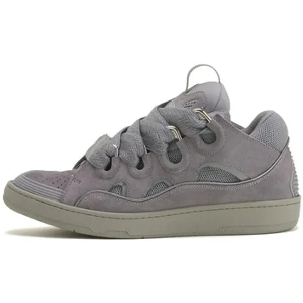 Lanvin Curb Monochrome Suede Anthracite Grijs, vergelijk prijzen bij 1 winkel