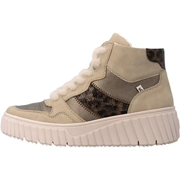 Rieker Hoge Sneakers Beige, vergelijk prijzen bij 1 winkel