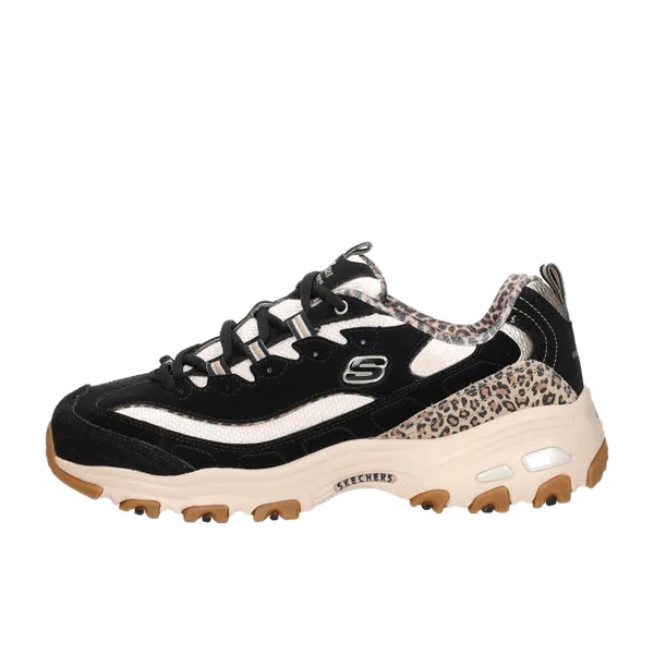 Skechers D'Lites Wild Charm Zwart, vergelijk prijzen bij 2 winkels