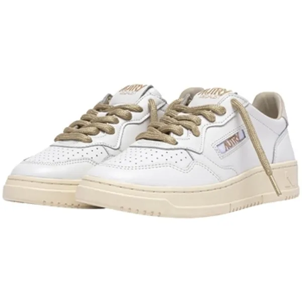 Autry Medalist Low Leather Wit/Goud, vergelijk prijzen bij 1 winkel