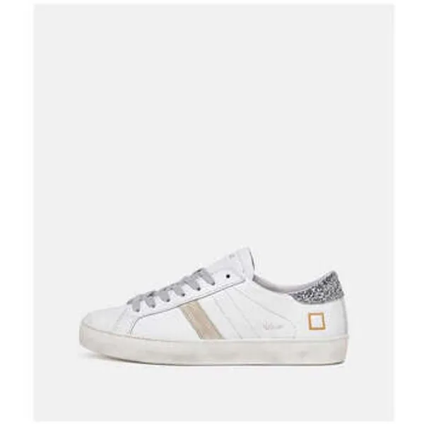 D.A.T.E. D.a.t.e. Hill Low Calf White Silver, vergelijk prijzen bij 1 winkel