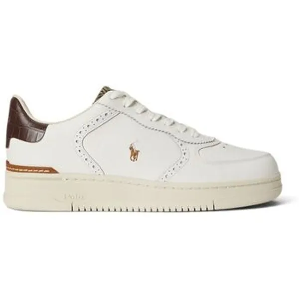 Ralph Lauren Master Court Deckwash White/Brown, vergelijk prijzen bij 1 winkel