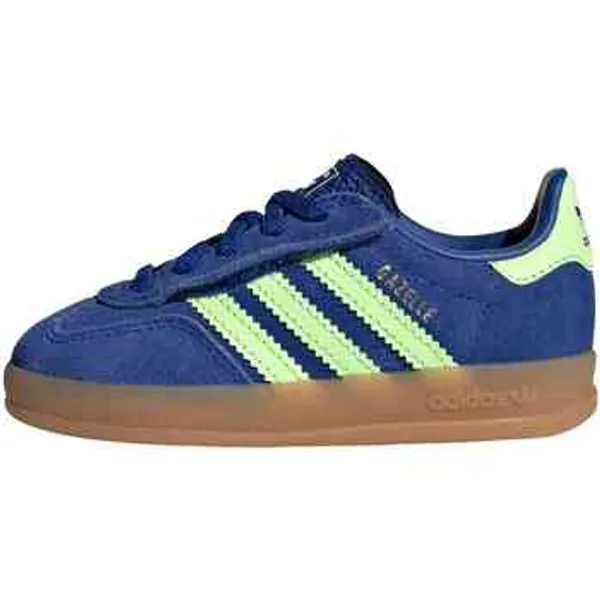 adidas Gazelle Indoor Comfort Closure Elastic Lace "Royal Blue/Green, vergelijk prijzen bij 1 winkel