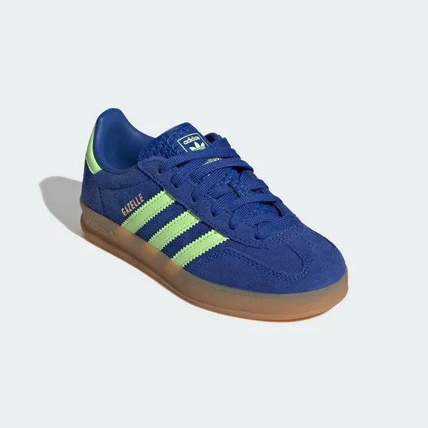 adidas Gazelle Indoor "Royal Blue / Green Spark / Gold Metallic", foto 4 van 4