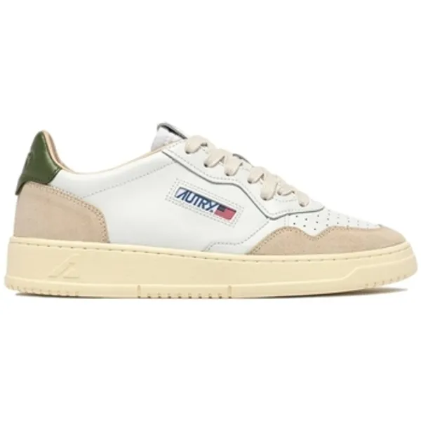 Autry Medalist Low Suede White/Bronze Green, vergelijk prijzen bij 1 winkel