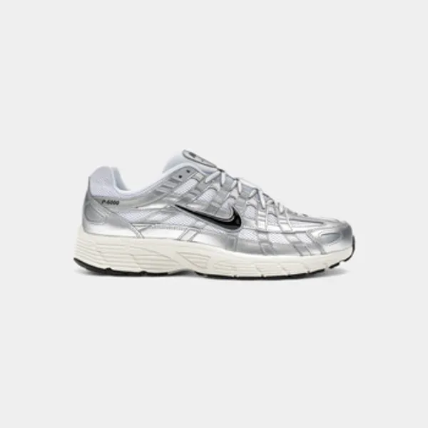 Nike P-6000 White Metallic Silver Flat Silver Black, vergelijk prijzen bij 1 winkel