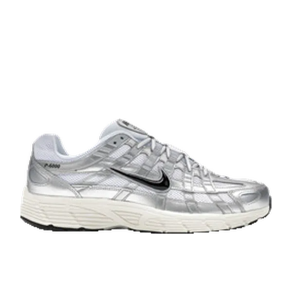 Nike P-6000 White Metallic Silver Flat Silver Black, vergelijk prijzen bij 1 winkel
