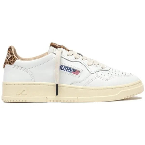 Autry Medalist Low Leather White/Leopard, vergelijk prijzen bij 1 winkel