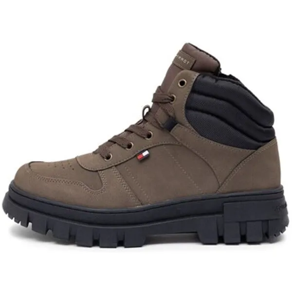 Tommy Hilfiger Hoge Sneakers Bruin, vergelijk prijzen bij 1 winkel