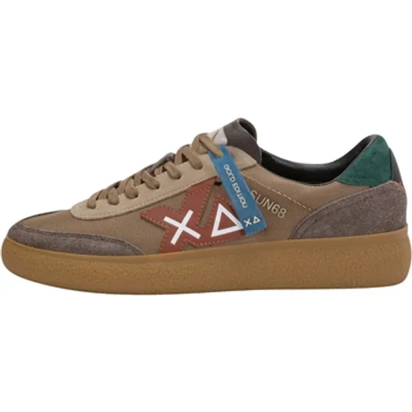Sun68 Lage Sneakers Bruin, vergelijk prijzen bij 1 winkel