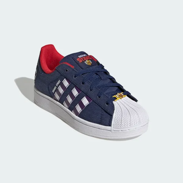 adidas Brawl Stars Superstar II Dark Blue/Violet/Cloud White, foto 4 van 4