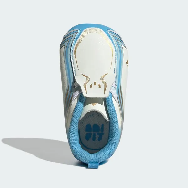 adidas F50 Messi Crib Ivory/Semi Blue Burst/Icey Blue Kids, foto 3 van 4