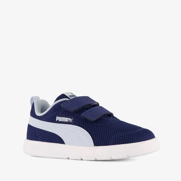 Puma Low Courtflex V3 Mesh Inf Blauw Kids, vergelijk prijzen bij 1 winkel