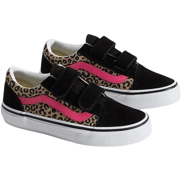 Vans Old Skool V Zwart/Roze/Bruin, vergelijk prijzen bij 1 winkel