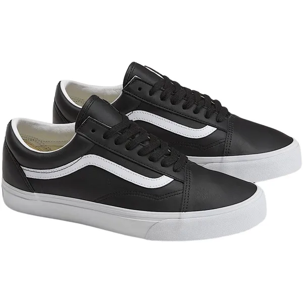 Vans Old Skool Senior Leather Black/True White, vergelijk prijzen bij 1 winkel