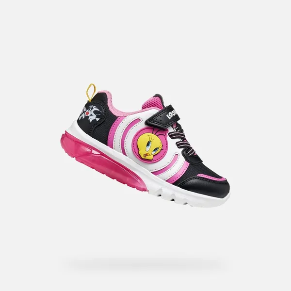 Geox Sneakers Zwart/Roze, vergelijk prijzen bij 1 winkel