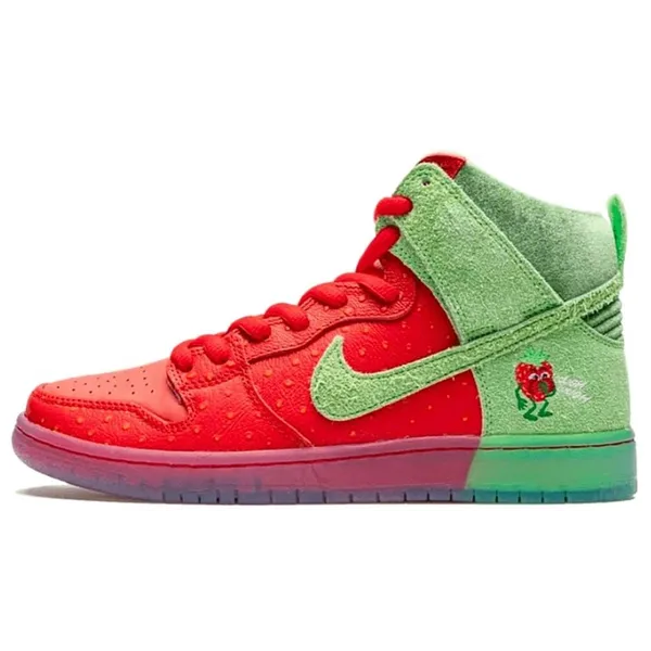 Nike SB Dunk High Strawberry Cough Rood/Groen, vergelijk prijzen bij 1 winkel