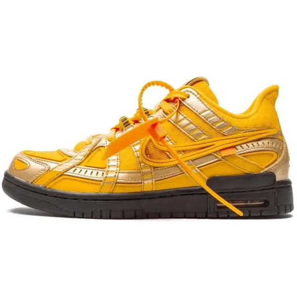 Nike Air Rubber Dunk Off-white University Gold, vergelijk prijzen bij 1 winkel