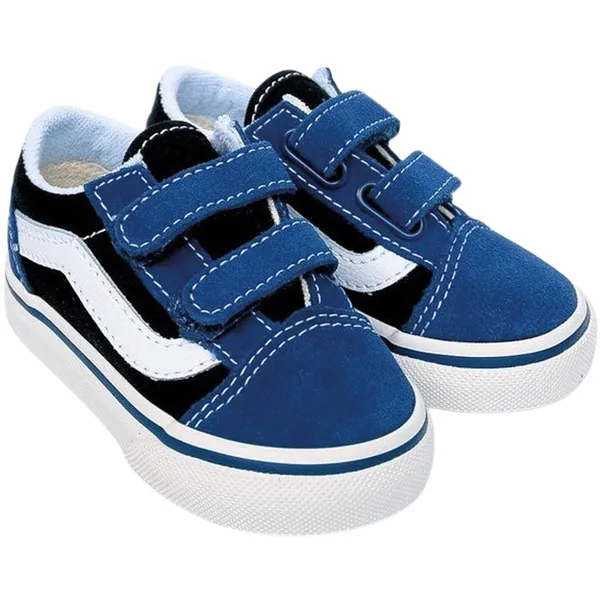 Vans Old Skool V Blauw/Zwart/Wit Kids, vergelijk prijzen bij 1 winkel
