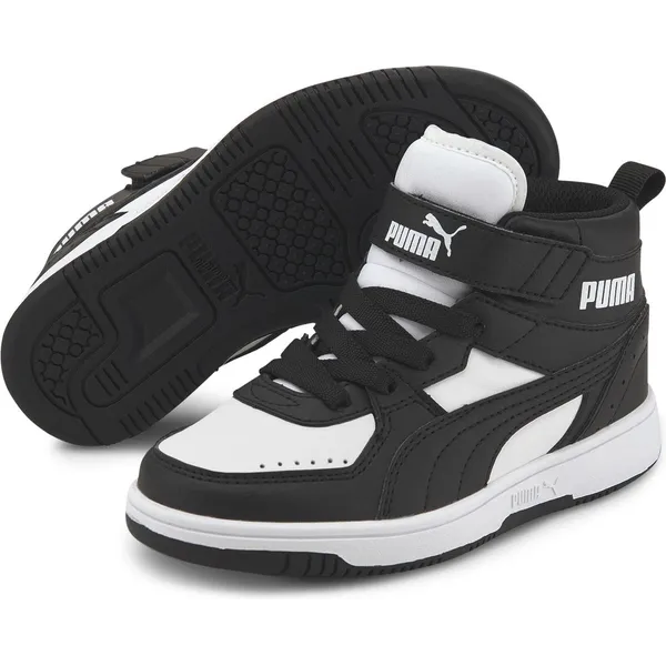 Puma Rebound JOY Jr Black-White, vergelijk prijzen bij 1 winkel