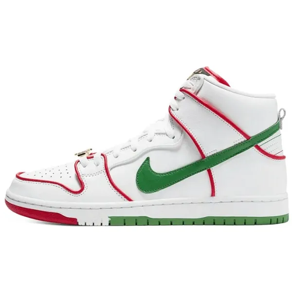 Nike SB Dunk High Paul Rodriguez Mexico Wit/Rood/Groen, vergelijk prijzen bij 1 winkel