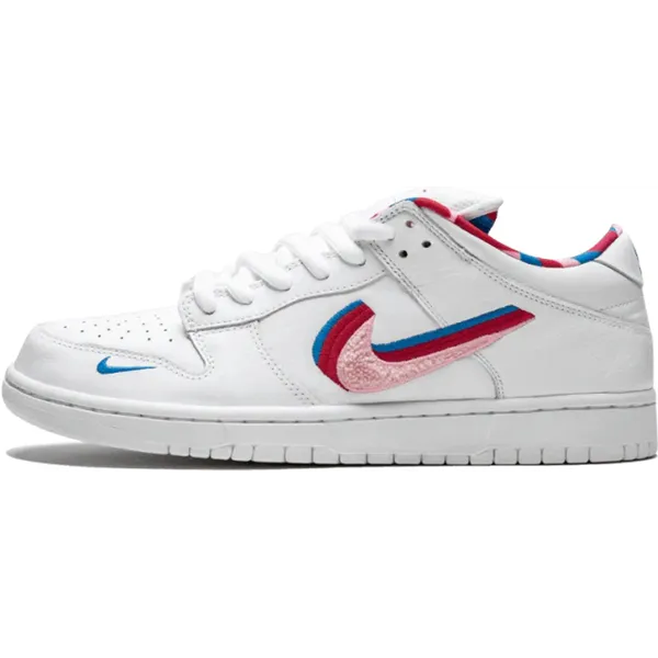 Nike SB Dunk Low Parra Wit/Rood/Roze, vergelijk prijzen bij 1 winkel