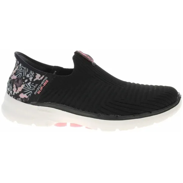 GO Walk 6 Tropical BAY Female Black Skechers Zwart, vergelijk prijzen bij 1 winkel