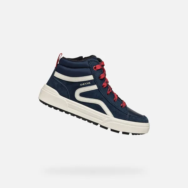 Geox Sneakers Blauw/Marine/Rood, vergelijk prijzen bij 1 winkel