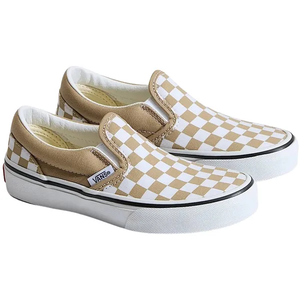 Vans Classic Slip-On Bruin/Wit Kids, vergelijk prijzen bij 1 winkel