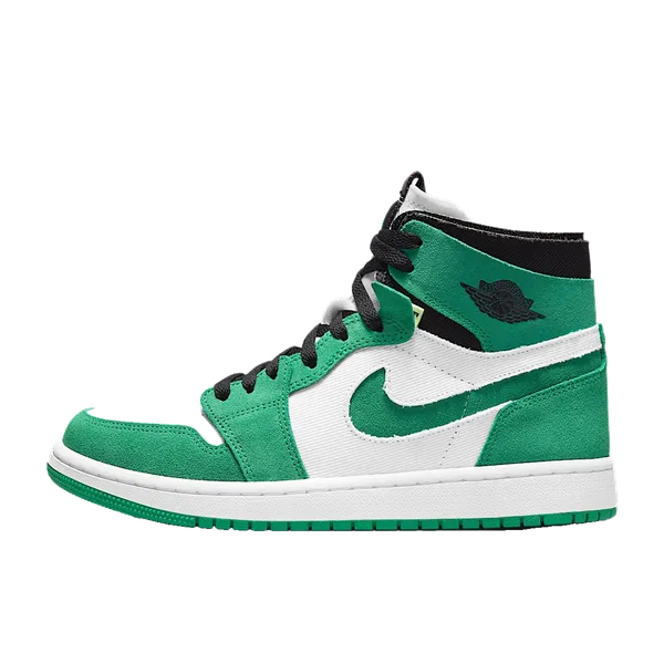 Air Jordan 1 Zoom Air Comfort Stadium Green/Wit/Ghost Green/Zwart/Groen Wit, vergelijk prijzen bij 1 winkel
