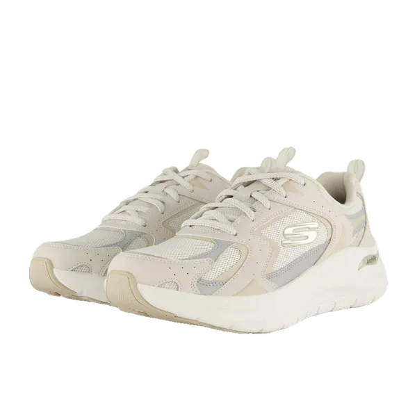 Skechers Arch Fit Luxe Naturel/Grijs, vergelijk prijzen bij 1 winkel