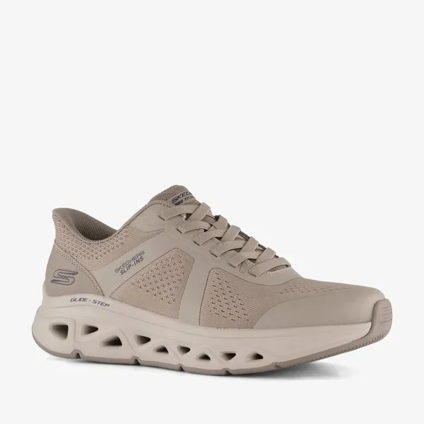 Skechers Slip-Ins: Bobs Sport Squad Taupe/Beige Extra Comfort Memory Foam, vergelijk prijzen bij 1 winkel