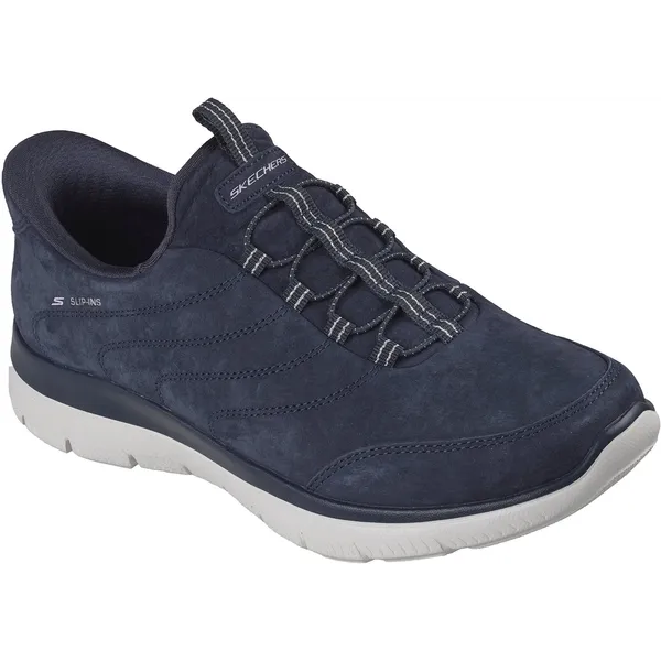Skechers Summits Luxe Stride Slip On Chocolate Navy, vergelijk prijzen bij 1 winkel