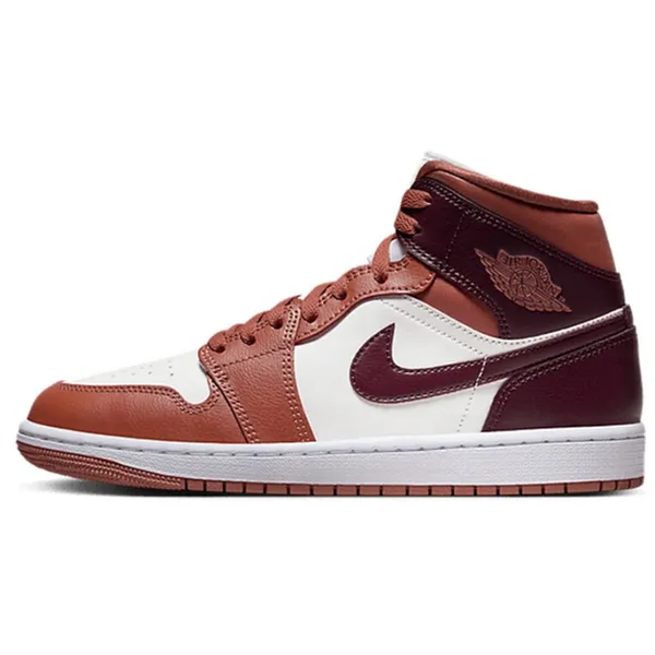 Nike Air Jordan 1 Mid Bruin/Wit, vergelijk prijzen bij 1 winkel