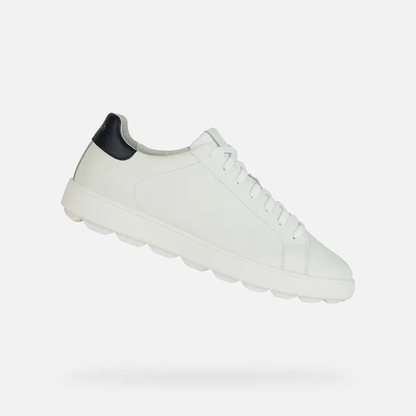 Geox Spherica Ecub-1 Wit/Marineblauw, vergelijk prijzen bij 1 winkel