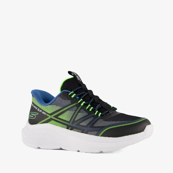 Skechers Microspec Velocity Grid-Shift Zwart Extra Comfort Memory Foam Kids, vergelijk prijzen bij 1 winkel