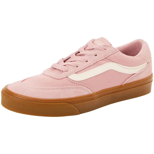 Vans Brooklyn LS Roze/Wit, vergelijk prijzen bij 1 winkel