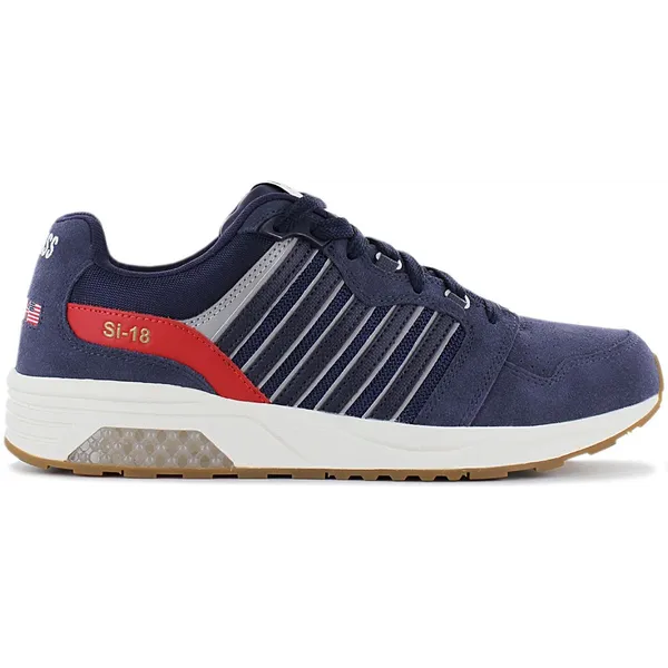 K-Swiss SI-18 Rannell Suede USA Blauw UK, vergelijk prijzen bij 1 winkel