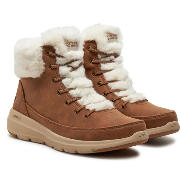 Skecher Glacial Ultra Wonderland Female Brown Skechers Comfortable Bruin, vergelijk prijzen bij 1 winkel
