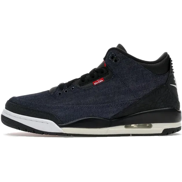 Jordan 3 Retro Levi's Indigo Denim/Black/Sail, vergelijk prijzen bij 1 winkel