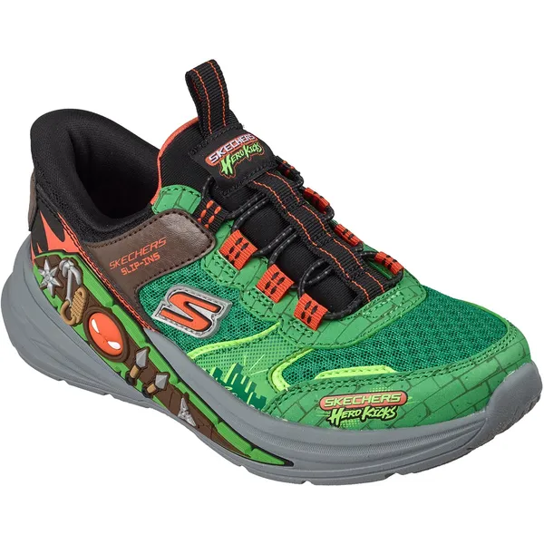 Skechers Hyper Quest Slip On Hands Free Groen Multi Kids, vergelijk prijzen bij 1 winkel