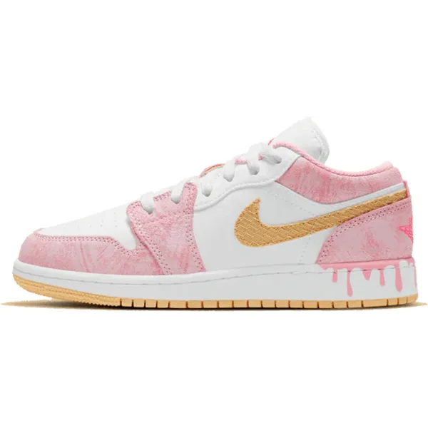 Jordan 1 Low Paint Drip (GS) Multicolor, vergelijk prijzen bij 1 winkel