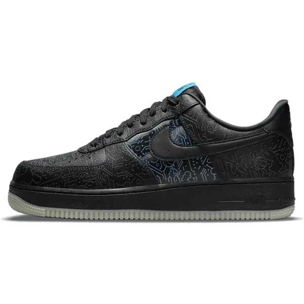 Nike Air Force 1 Low Computer Chip Space Jam Black/Light Blue Fury-Black, vergelijk prijzen bij 1 winkel
